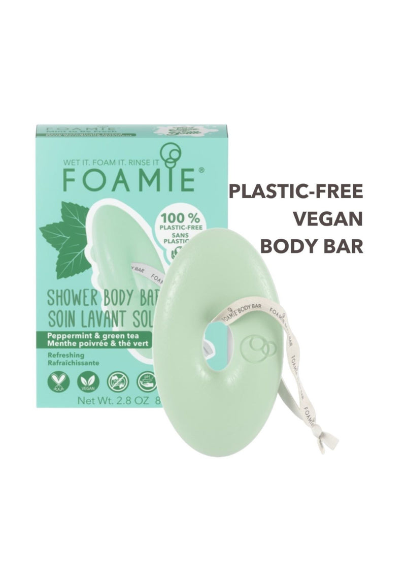 Foamie Shower Body Bar Mint To Be Fresh 80g