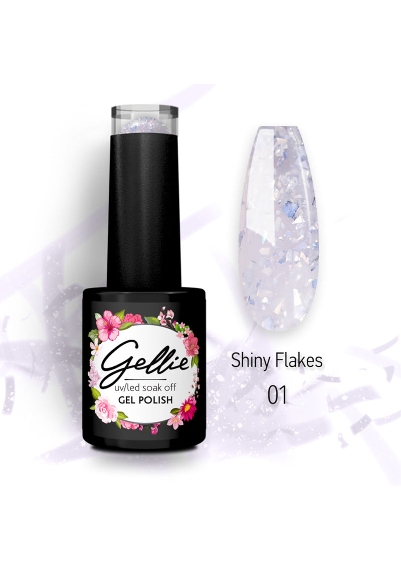 Gellie UV/LED Gel Polish Shiny Flakes 1