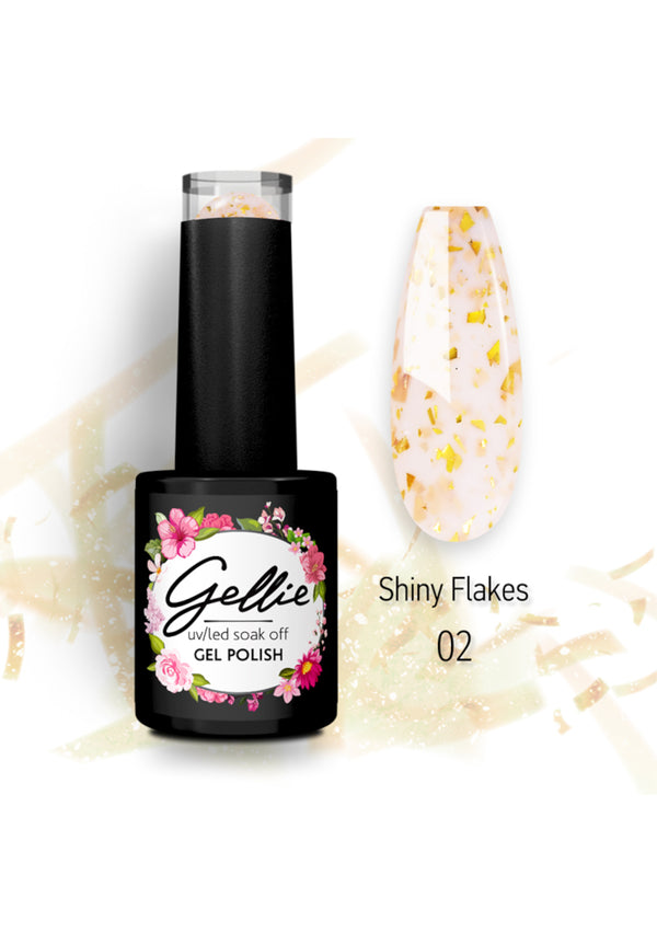 Gellie UV/LED Gel Polish Shiny Flakes 2