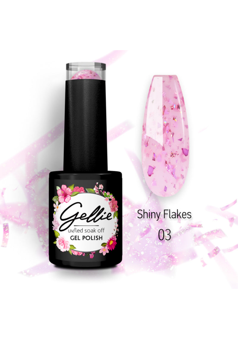 Gellie UV/LED Gel Polish Shiny Flakes 3