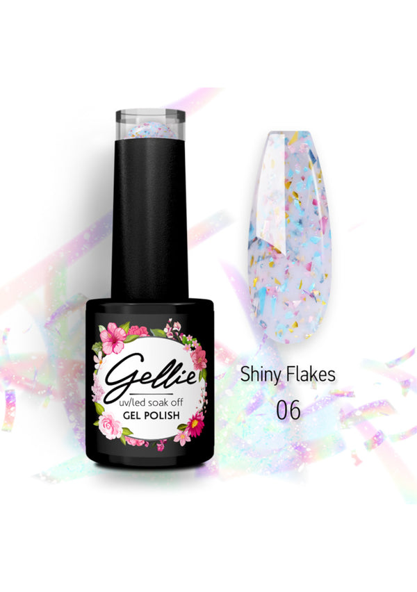 Gellie UV/LED Gel Polish Shiny Flakes 6