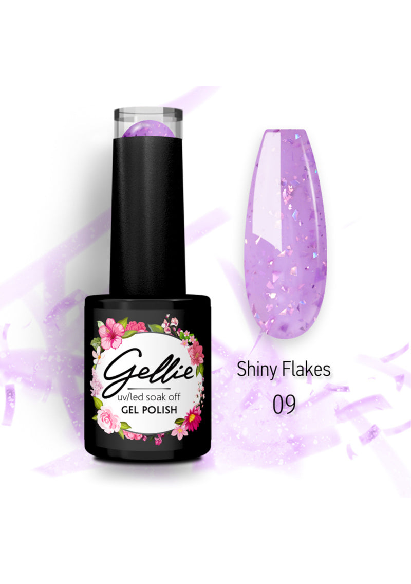 Gellie UV/LED Gel Polish Shiny Flakes 9