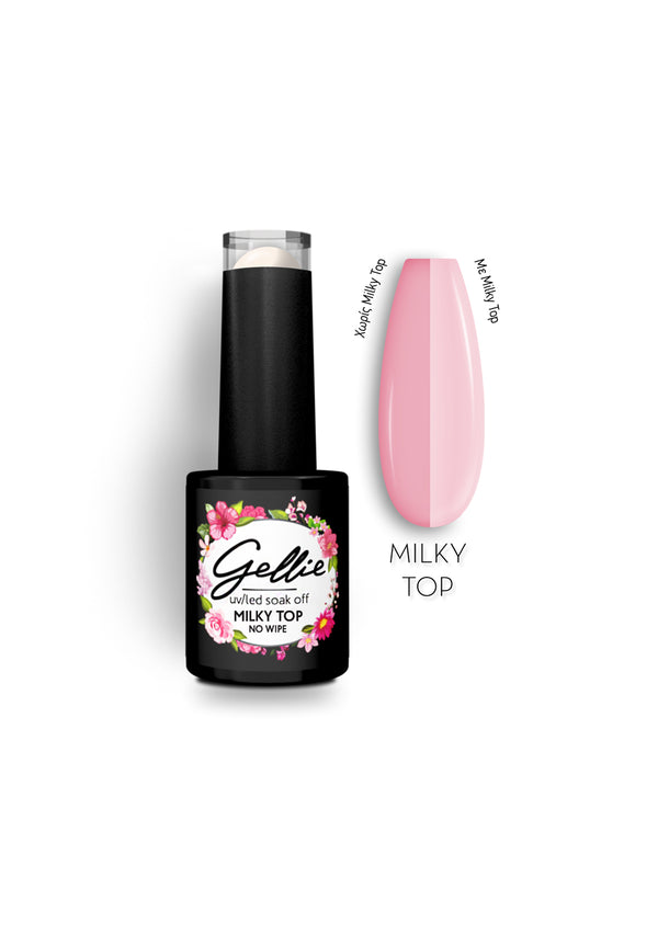 Gellie UV/LED Top Coat Milky 10ml