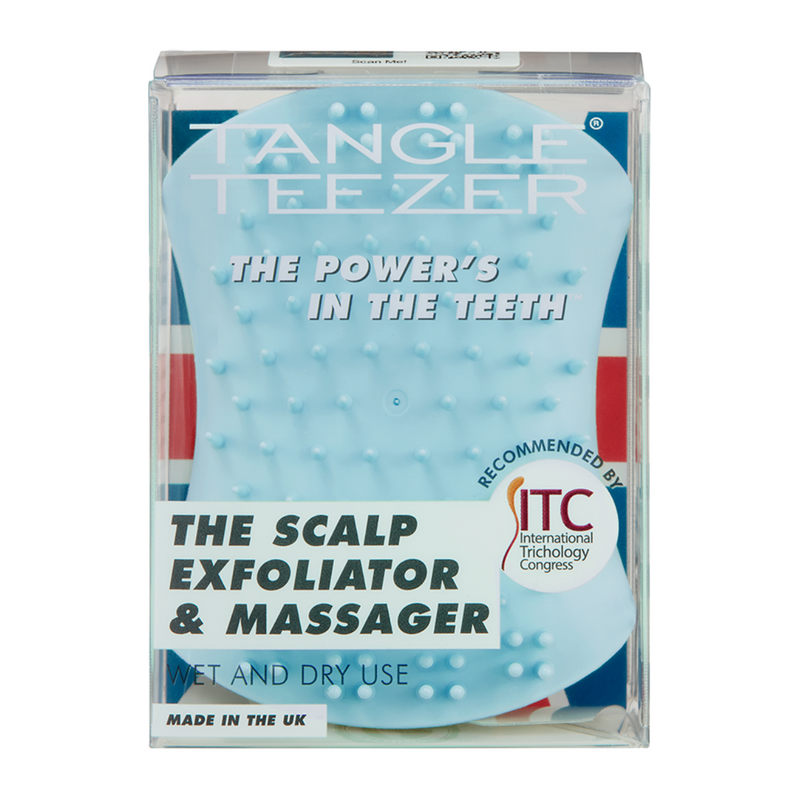 Tangle Teezer Scalp Exfoliator & Massager Light Blue