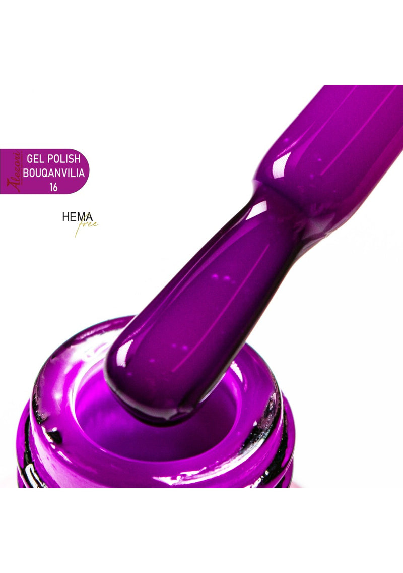 Alezori UV/LED Gel Polish Bouqanvilia 16 Hema Free