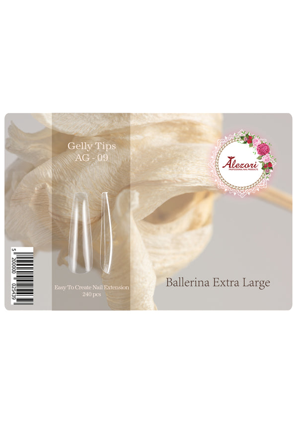 Alezori Gelly Tips AG-09 Ballerina Extra Large 240pcs