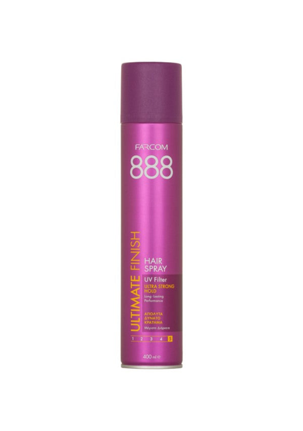 Farcom 888 Hair Spray Ultra Strong Hold 400ml