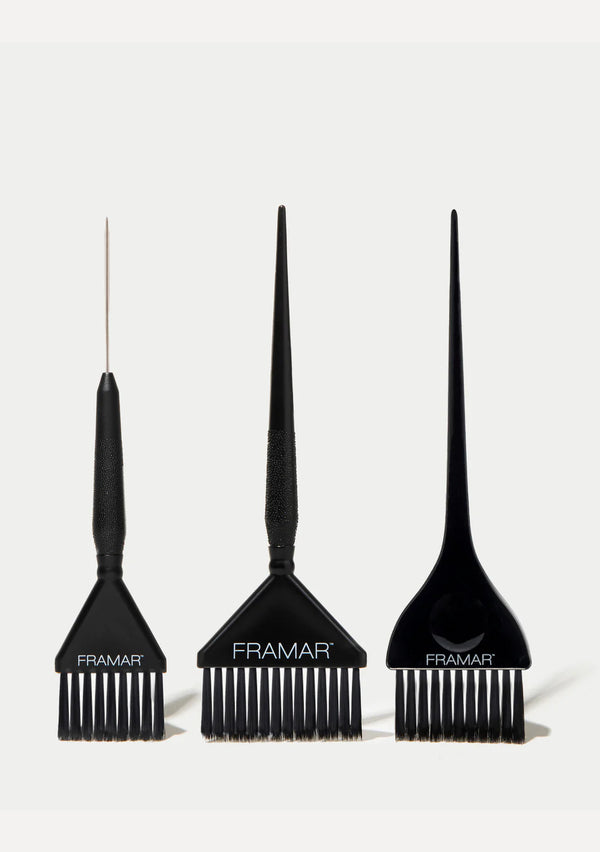 Framar Family Pack Set Black Πινέλα Βαφής 3τμχ