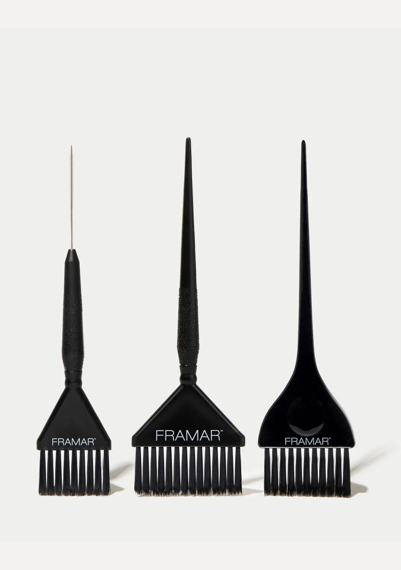 Framar Family Pack Set Black Πινέλα Βαφής 3τμχ