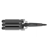 GAMA Salon Curl Triferro Τριπλό Ψαλίδι Μαλλιών 25mm για Mπούκλες