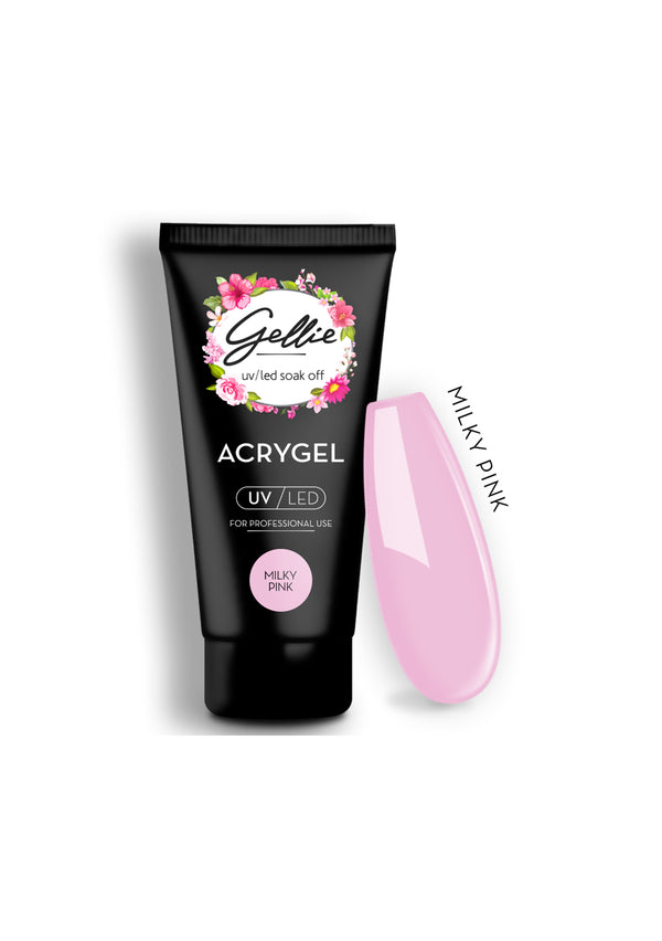 Gellie Acrygel Milky Pink 60ml