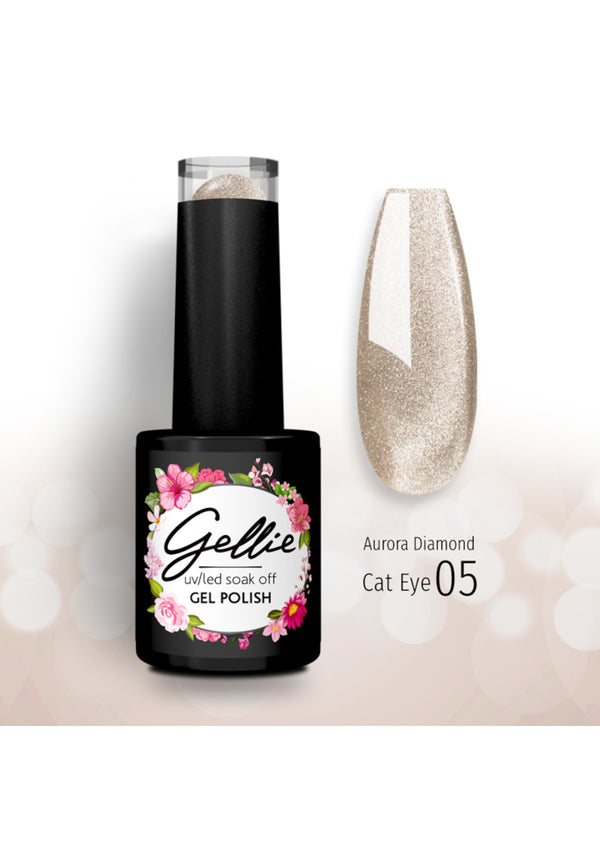Gellie UV/LED Gel Polish Aurora Diamond Cat Eye 05
