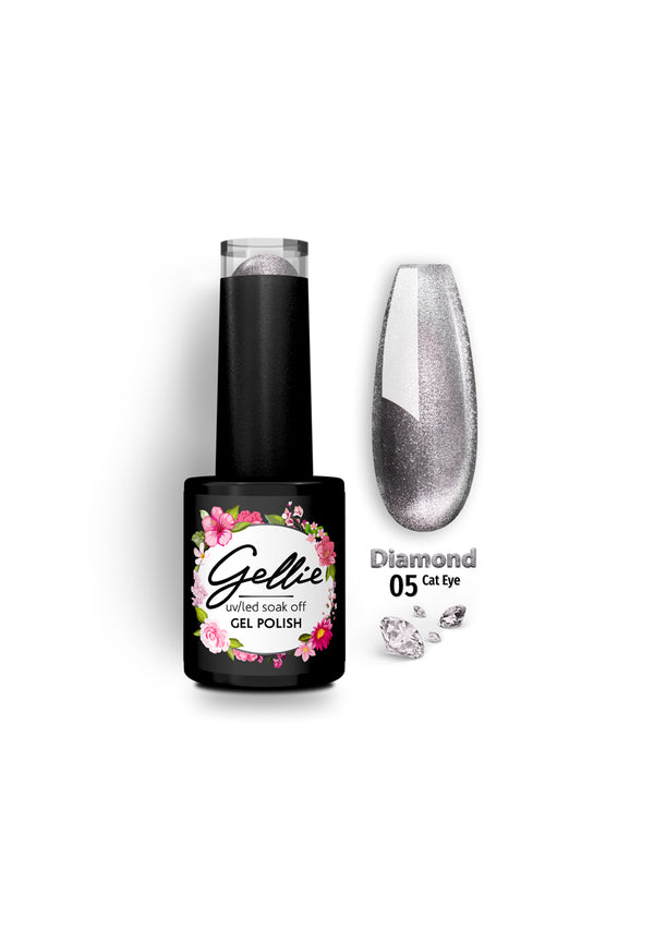 Gellie UV/LED Gel Polish Diamond Cat Eye 05