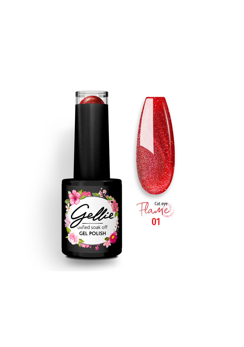 Gellie UV/LED Gel Polish Cat Eye Flame 01