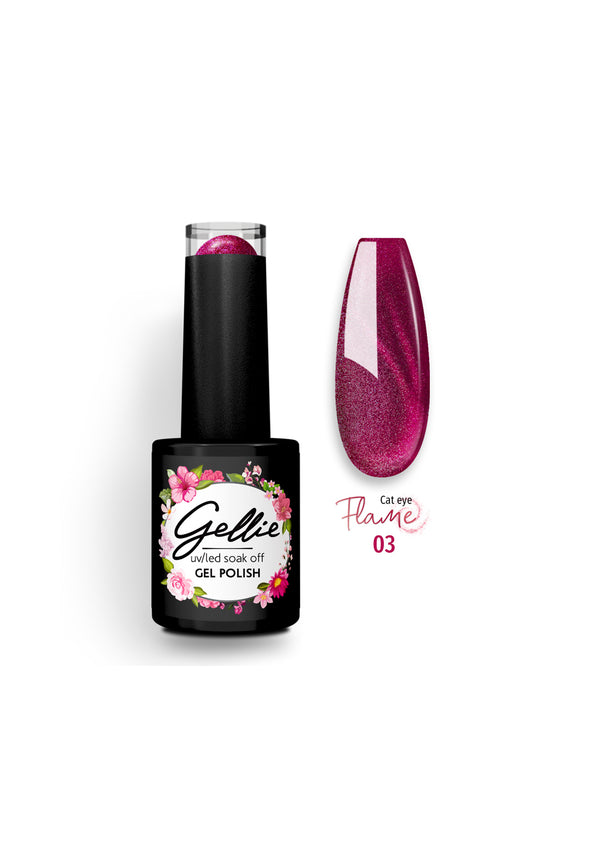 Gellie UV/LED Gel Polish Cat Eye Flame 03