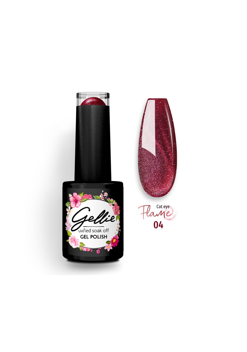 Gellie UV/LED Gel Polish Cat Eye Flame 04