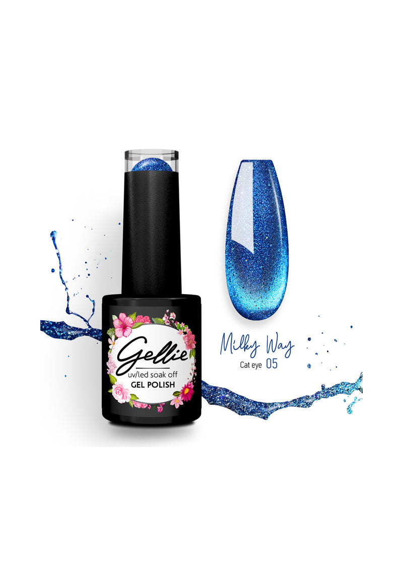 Gellie UV/LED Gel Polish Cat Eye Milky Way 05