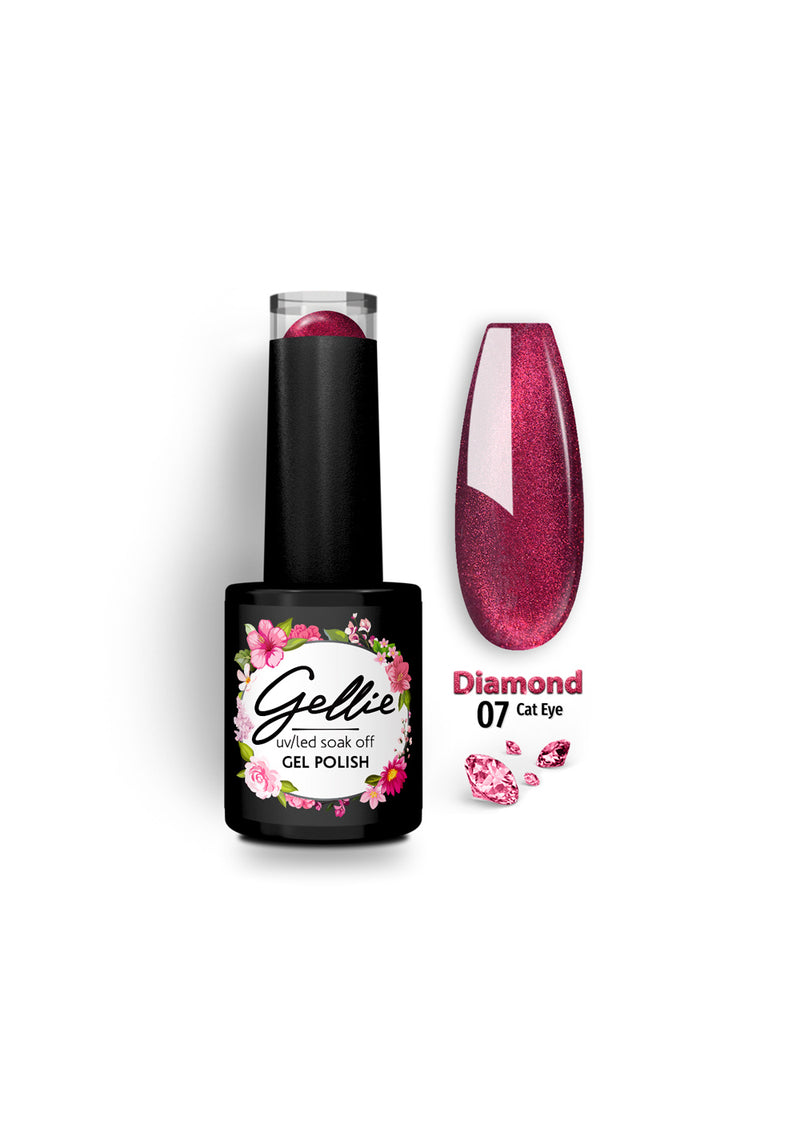 Gellie UV/LED Gel Polish Diamond Cat Eye 07