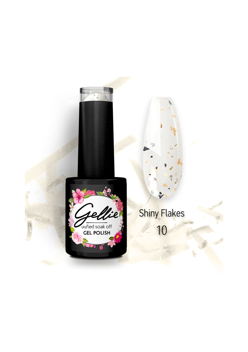 Gellie UV/LED Gel Polish Shiny Flakes 10