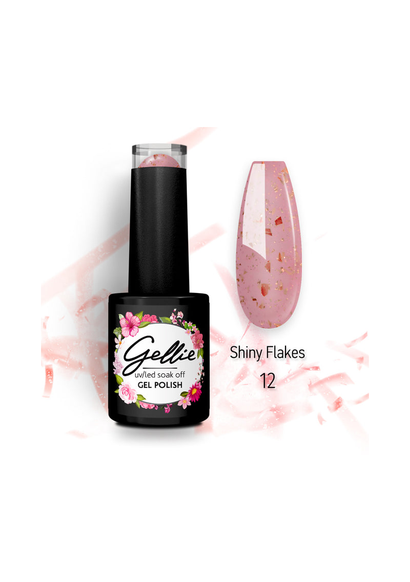 Gellie UV/LED Gel Polish Shiny Flakes 12