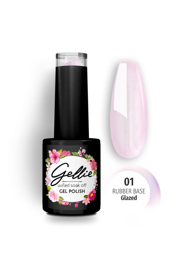 Gellie UV/LED Rubber Base Coat Glazed 01