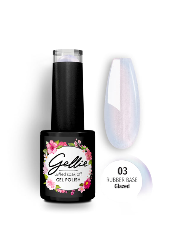 Gellie UV/LED Rubber Base Coat Glazed 03