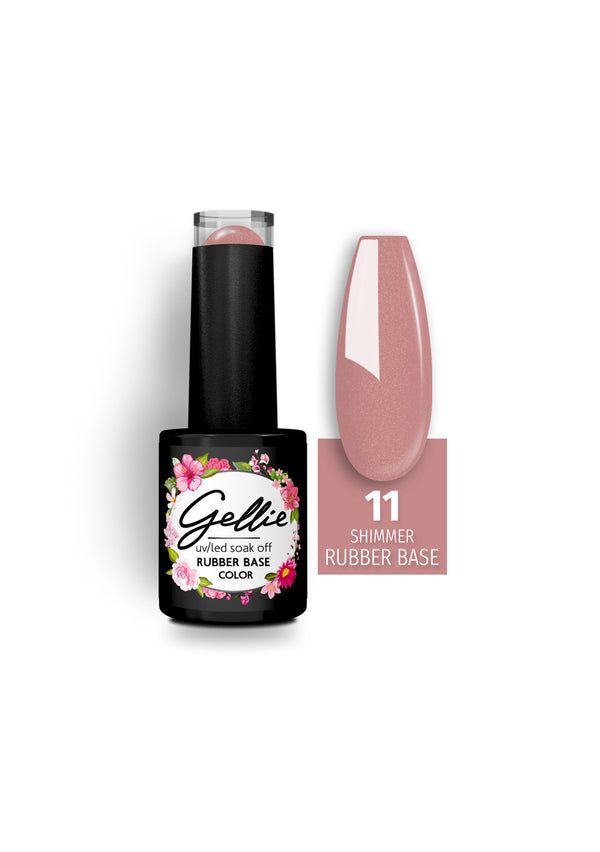 Gellie UV/LED Rubber Base Coat Shimmer 11