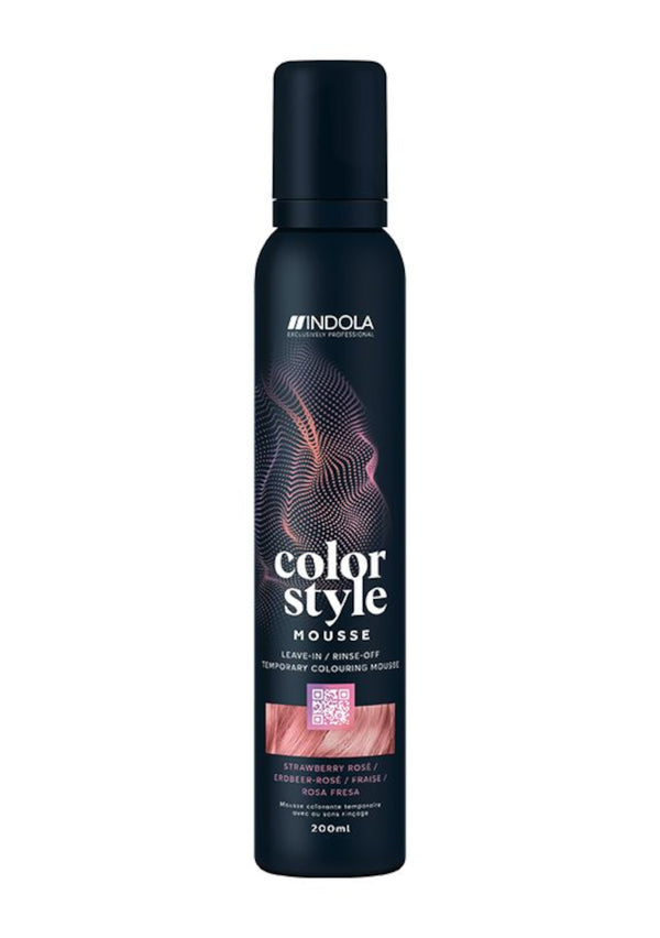Indola Color Style Mousse Strawberry Rose 200ml