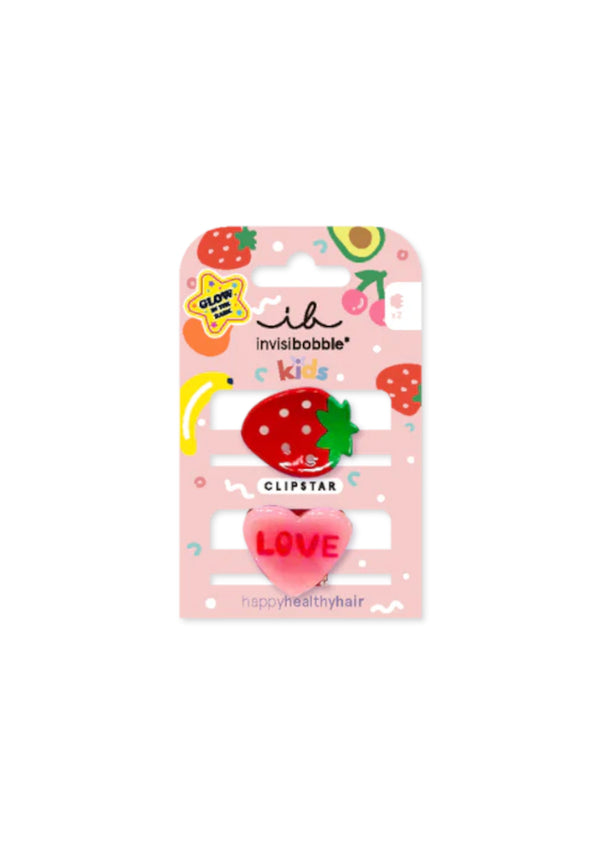 Invisibobble Clipstar - Glow Kids - Frutti Strawberry