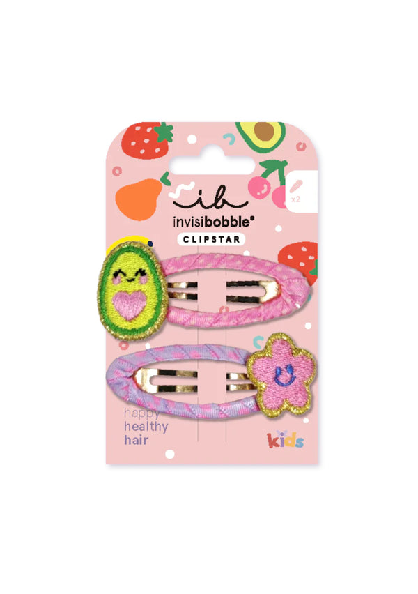 Invisibobble Snap Clip Kids - Frutti Avocado