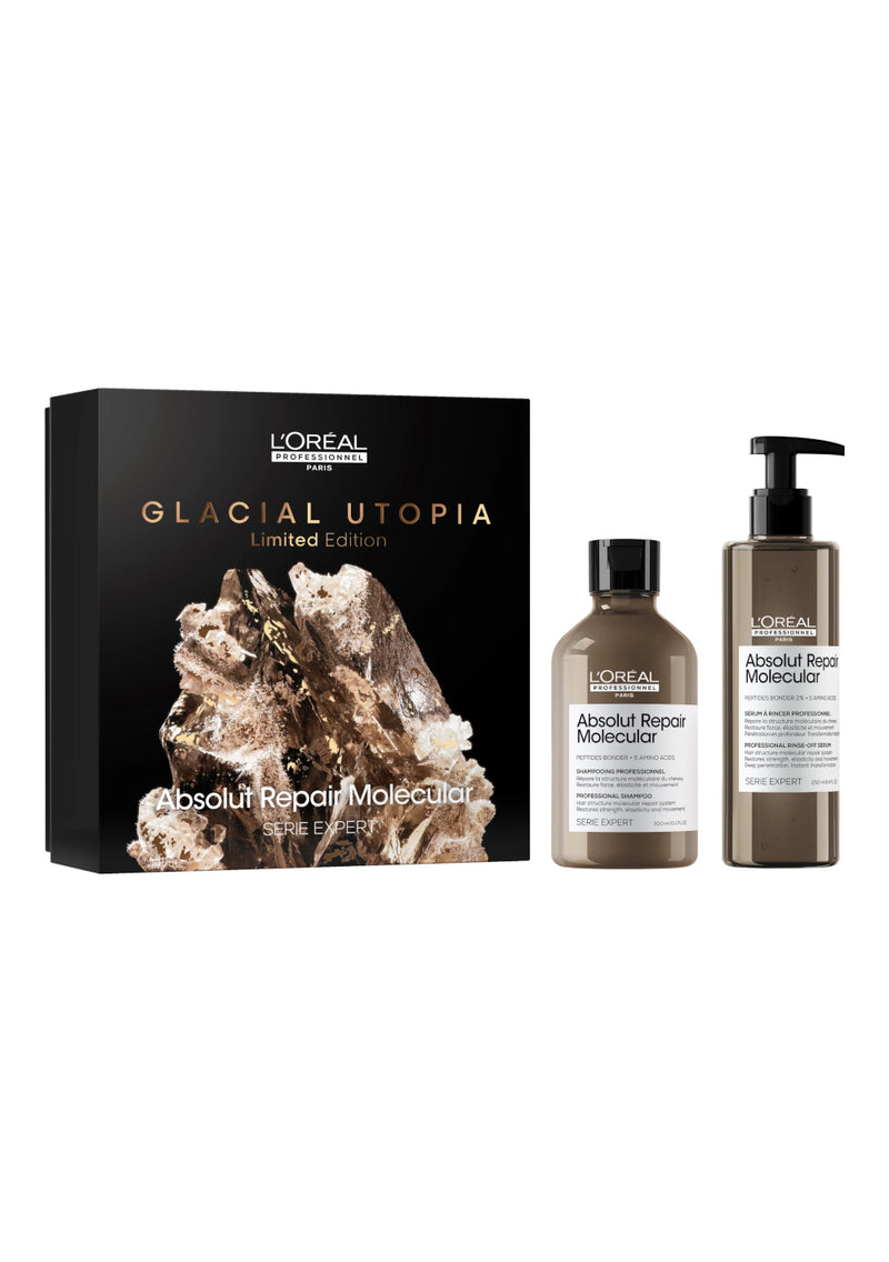 L'Oréal Professionnel Série Expert Glacial Utopia Absolut Repair Molecular Σετ περιποίησης μαλλιών με Σαμπουάν και Σέρουμ