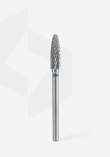 Staleks Pro Carbide Nail Drill Bit " Corn " Blue Ø 4mm / 14mm