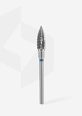 Staleks Pro Carbide Nail Drill Bit " Flame " Blue Ø 5mm / 13.5mm