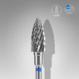 Staleks Pro Carbide Nail Drill Bit "Pine Cone " Blue Ø 6mm / 14mm