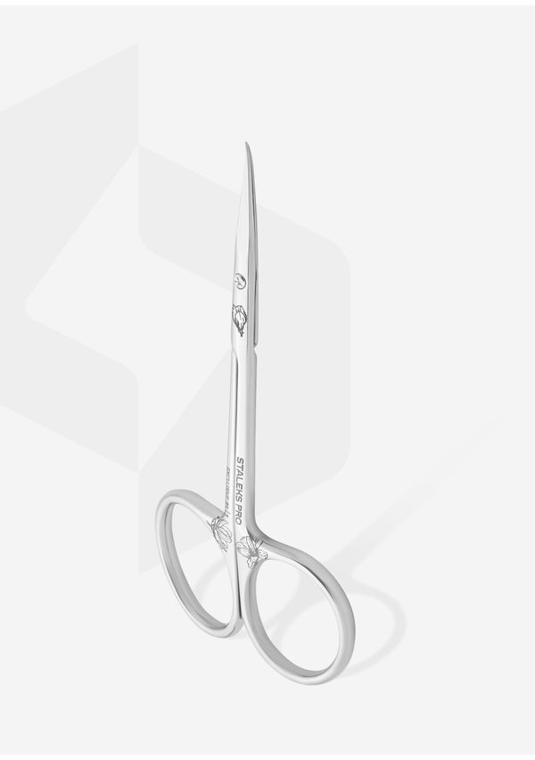 Staleks Pro Professional Cuticle Scissors With Hook Exclusive 21 Type 1