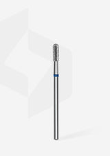 Staleks Pro Diamond Nail Drill Bit " Rounded Cylinder " Blue Ø 2.3mm / 6.5mm
