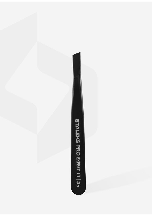 Staleks Pro Eyebrow Tweezers Expert 11 Type 3 Black