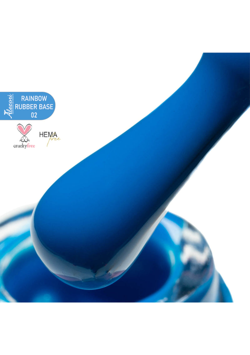 Alezori UV/LED Rubber Base Coat Rainbow 02