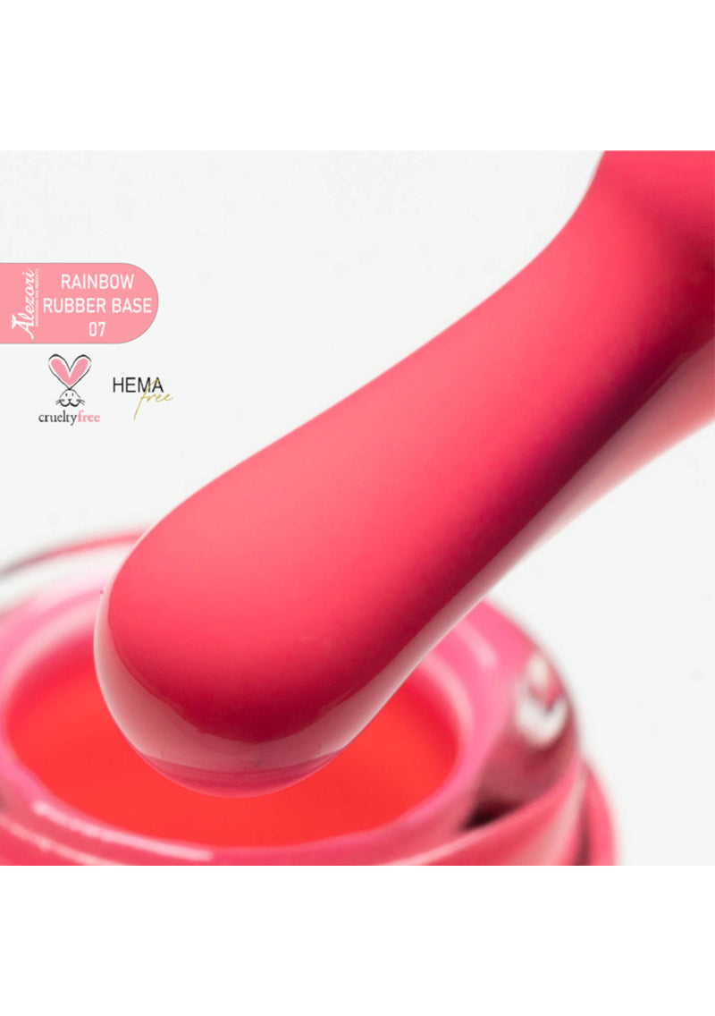 Alezori UV/LED Rubber Base Coat Rainbow 07