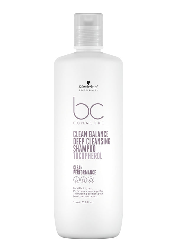 Schwarzkopf Professional BC Clean Balance Tocopherol Deep Cleansing Shampoo 1000mL