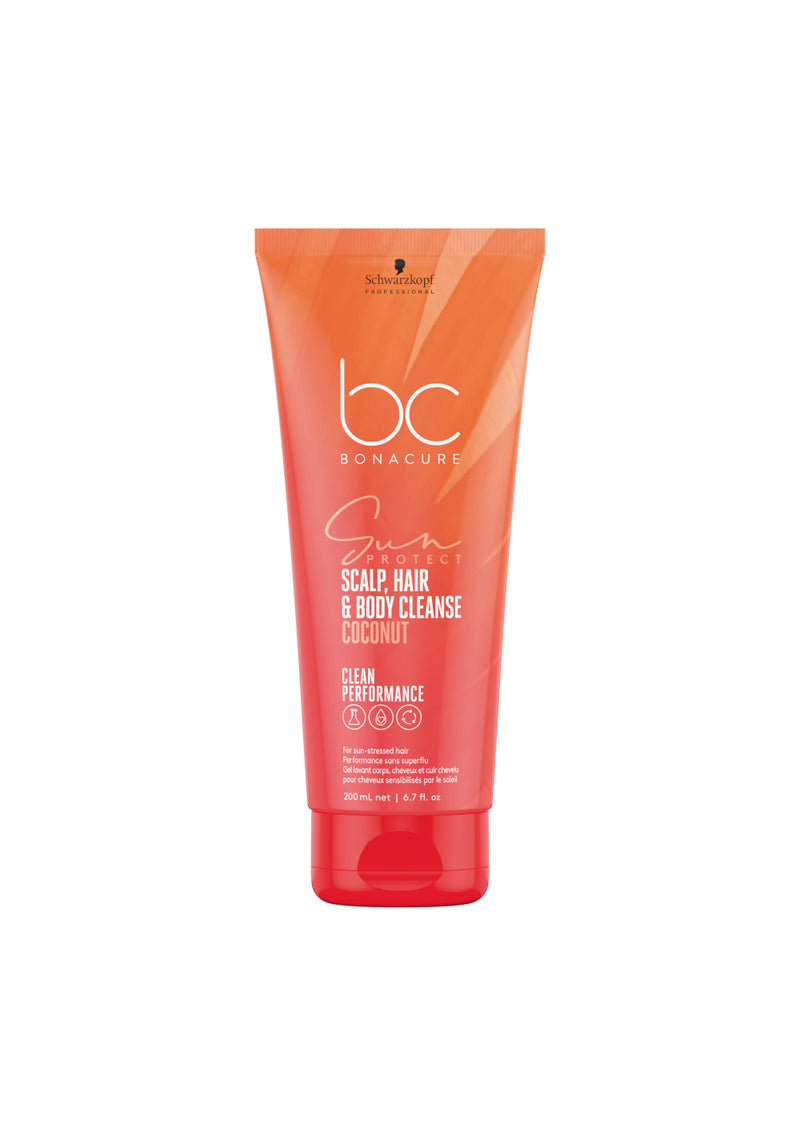 Schwarzkopf Professional BC Sun Protect 3in1 Scalp, Hair & Body Cleanse 200mL