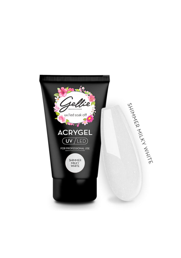 Gellie Acrygel Shimmer Milky White 30ml