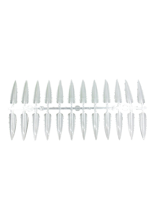 JK Nail Tips Stiletto Clear