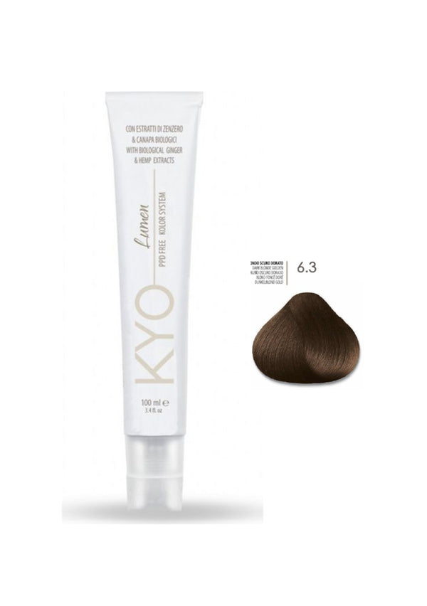 KYO Lumen Paraben Free & PPD Free 100ml - 6.3 Ξανθό Σκούρο Χρυσό