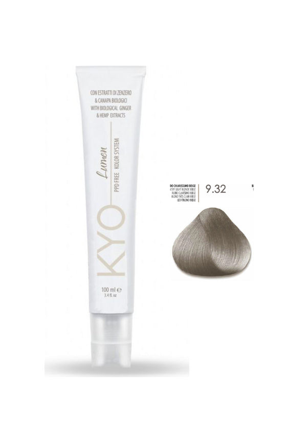 KYO Lumen Paraben Free & PPD Free 100ml - 9.32 Ξανθό Πολύ Ανοιχτό Μπέζ