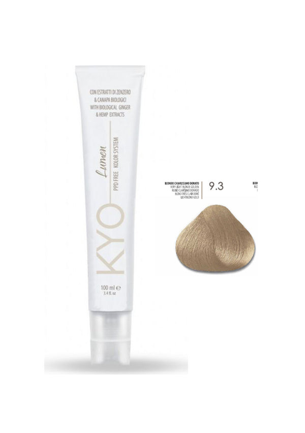 KYO Lumen Paraben Free & PPD Free 100ml - 9.3 Ξανθό Πολύ Ανοιχτό Χρυσό