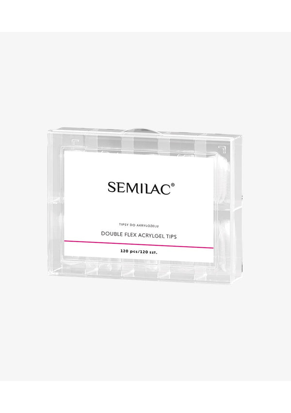 Semilac Dual Forms Double Flex Acrygel Tips 120pcs