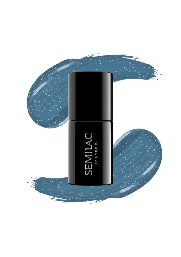 Semilac UV/LED Gel Polish 324 Sea Blue Shimmer