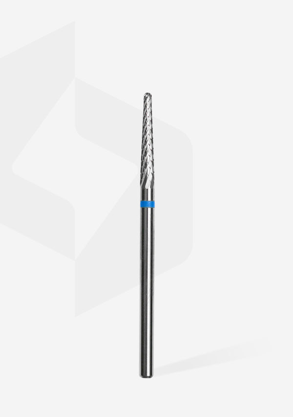 Staleks Pro Carbide Nail Drill Bit " Cone " Blue Ø 2.3mm / 14mm
