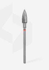 Staleks Pro Carbide Nail Drill Bit " Flame " Red Ø 5mm / 13.5mm